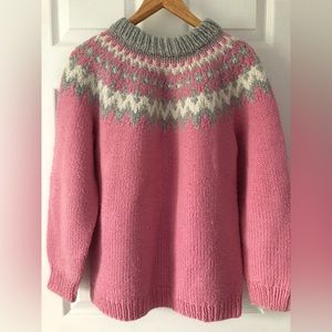 Handmade 80’s style sweater